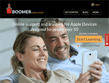 Tablet Screenshot of boomerwebschool.com